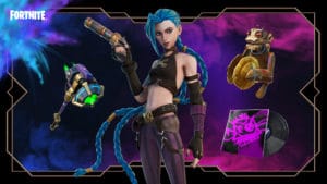 Jinx from Arcane in Fortnite